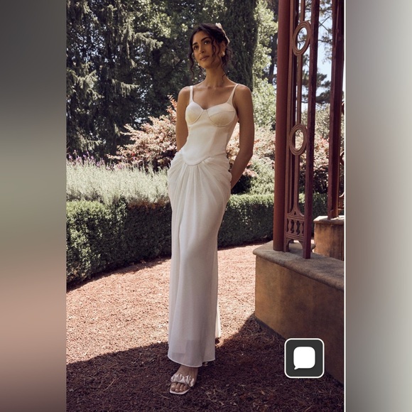 Meshki Dresses & Skirts - Meshki Leila Satin Corset Maxi Dress